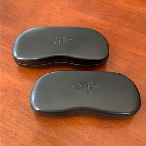 Two Original Ray Ban Cases